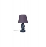 Lampe 3 galets céramique - gris - h 46 cm - lampe à poser