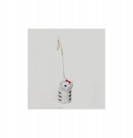 Marque place - félin - gris