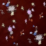 Tissu de brocart au broderie fine - Vente tissus en gros ou moyen quantité (G207)