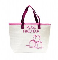 Sac fraîcheur - 28 cm x 42 cm - rose
