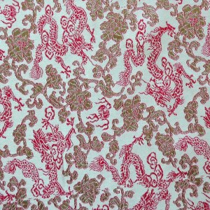 Tissu de brocart au broderie fine - Vente tissus en gros ou moyen quantité (G208)