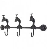 Patère mural - 3 crochets - robinet