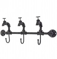 Patère mural - 3 crochets - robinet