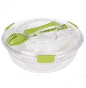 Service à salade - 5 pièces - coloris aléatoire