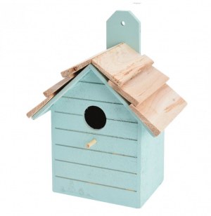 Nichoir bois - 16 x 22 cm - vert menthe