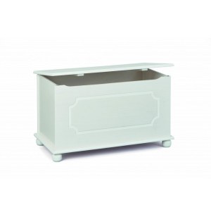 Coffre à jouet emel - 89 x 47 x 53 cm - blanc