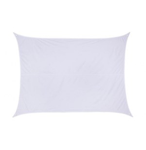 Toile solaire "anori" - 300 x 400 cm - polyester - blanc
