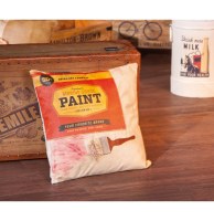 Coussin kredda - 45 x 12 cm - coton jute et cuir