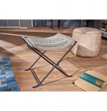 Chaise kalinga - 40 x 50 x 47 cm - métal et coton