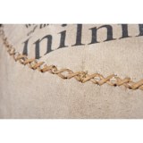 Pouf letterhand - 41 x 52 cm - coton