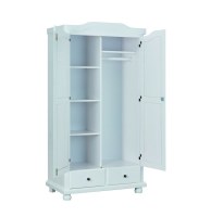 Armoire rustique reutte - 56 x 104 x 198 cm - pin