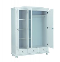 Armoire rustique kappl - 56 x 150 x 198 cm - pin