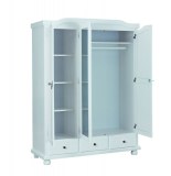 Armoire rustique kappl - 56 x 150 x 198 cm - pin