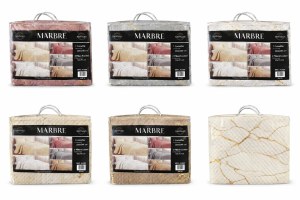 Couvre-lits Couvre Lit Marbe 220 x 240 cm – Déstockage – Vente en gros