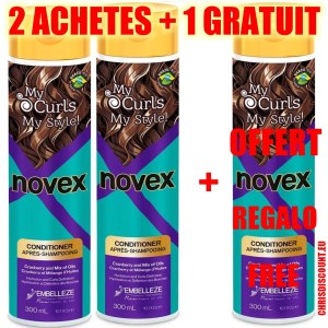 Après-shampoings My Curls de Novex 300ml - Promo buy2 free1