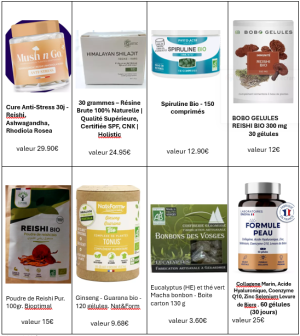 Lot compléments alimentaires