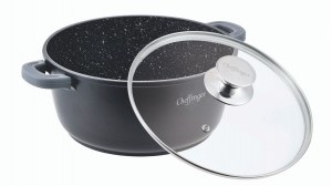 Faitout casserole mijoteuse tous feux+induction sans pfoa anti adhesive