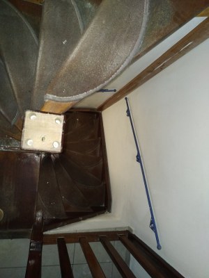Escaliers colimaçon en bois