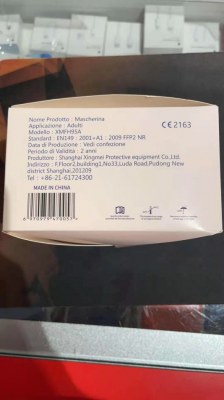 Lot de FFP2 Masque respiratoire norme EN 149: 2001 + A1