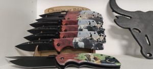 LOT DE 1000 COUTEAUX DE POCHE THEME CAMARGUE