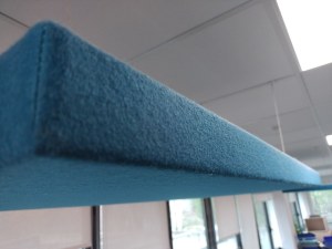 Panneaux acoustiques suspendus 120 x 60 en tissu