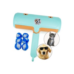 Brosse Anti Poils Animaux. Ramasse Poils de Chat et Chien sur Canapé, Tapis..