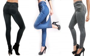Pantalon jegging push up