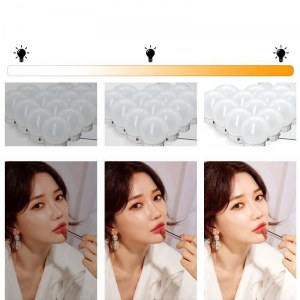 LAMPES À LED pour la coiffeuse À COULEUR ET INTENSITÉ LUMINEUSE RÉGLABLES