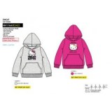 Grossiste Sweat Fille Hello Kitty 3/8ans