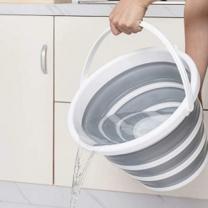 SEAU PLIANT EN SILICONE AVEC POIGNÉE FOLD-01