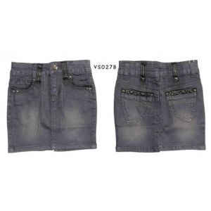 Lots Jupe Denim Fille 8/14 ans