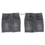 Lots Jupe Denim Fille 8/14 ans