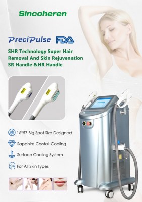 Lumière pulsée IPL d'épilation et rajeunissement cutané