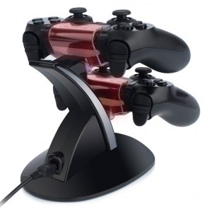 STATION DE RECHARGE POUR 2 PADS PS4 CS-01