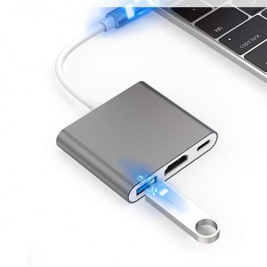 ADAPTATEUR POUR MacBook HUB USB-C HDMI 4K H8