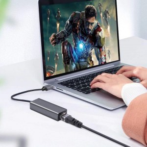 CARTE RÉSEAU ADAPTATEUR LAN USB 3.0 GIGABIT RJ45 100 / 1000Mb H6