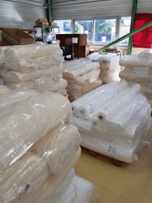 Tissu Organza, voile, nappage, 3 mètres de large