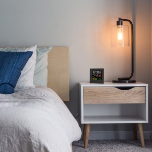 HYGROMÈTRE + CAPTEUR DE STATION MÉTÉO LED SANS FIL S672