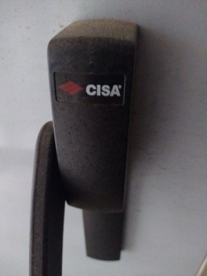 Porte de service métallique grand format