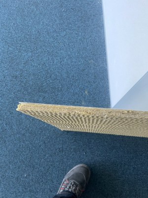 Dalle de faux plafond 60x60 laine de roche ROCKWOOL