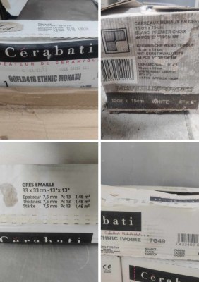 Surplus neufs carrelage faïence parefeuille