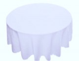 20 Nappes Ronde jetable 2,4m - intissé 100g/m2 - Blanc -3,70 Euros/pièce.