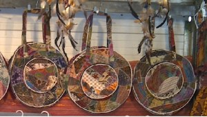 SAC PATCHWORK BATIK ROND