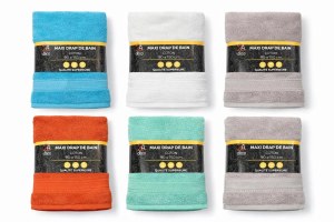 Maxi drap de bain 100 x 150 cm 100% coton – Déstockage – Vente en gros