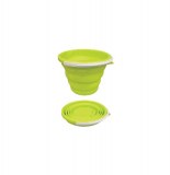 Seau rétractable en silicone - volume 10l