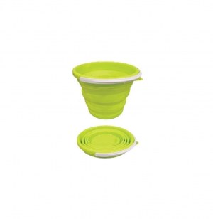 Seau rétractable en silicone - volume 10l