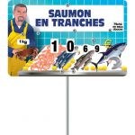 Etiquette Ã©talage poissonnerie