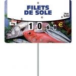 Etiquette Ã©talage poissonnerie