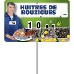 Etiquette Ã©talage Ã©cailler