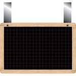 Etiquette neutre Ardoise Ã  pattes